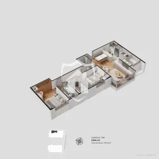 Apartamento com 2 dormitórios, foto 3