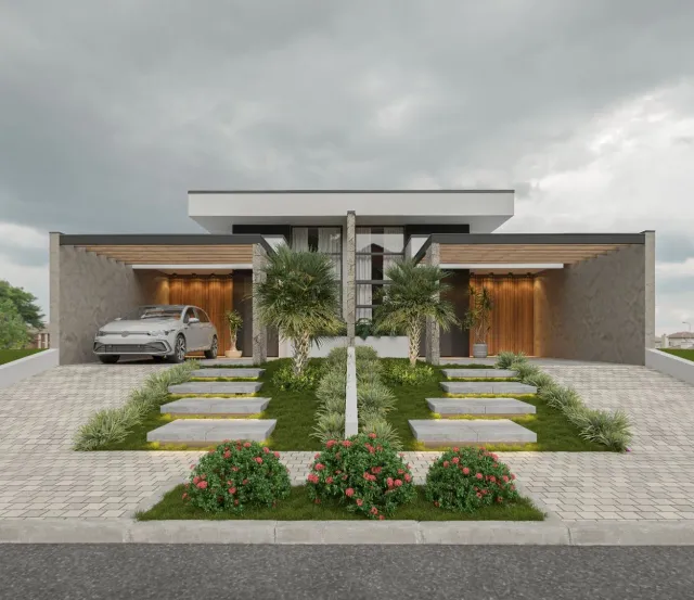 Casa geminada com 3 dormitórios