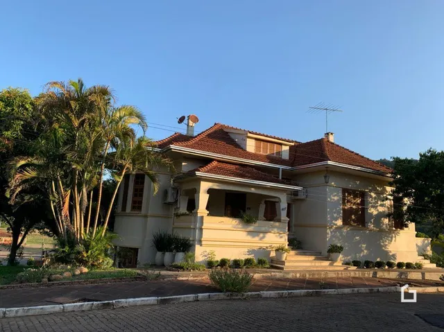 Fachada de uma residência em Lajeado, Brasil.