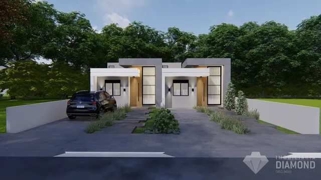 Casa geminada com 2 dormitórios