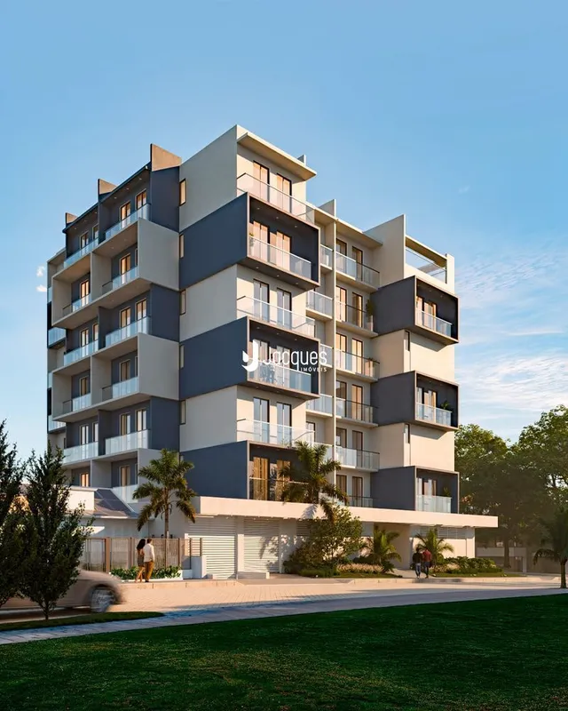 Fachada de um prédio residencial em Lajeado, Brasil.