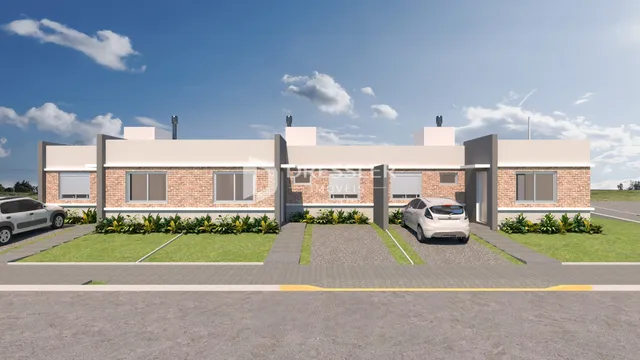 Casa geminada com 2 dormitórios