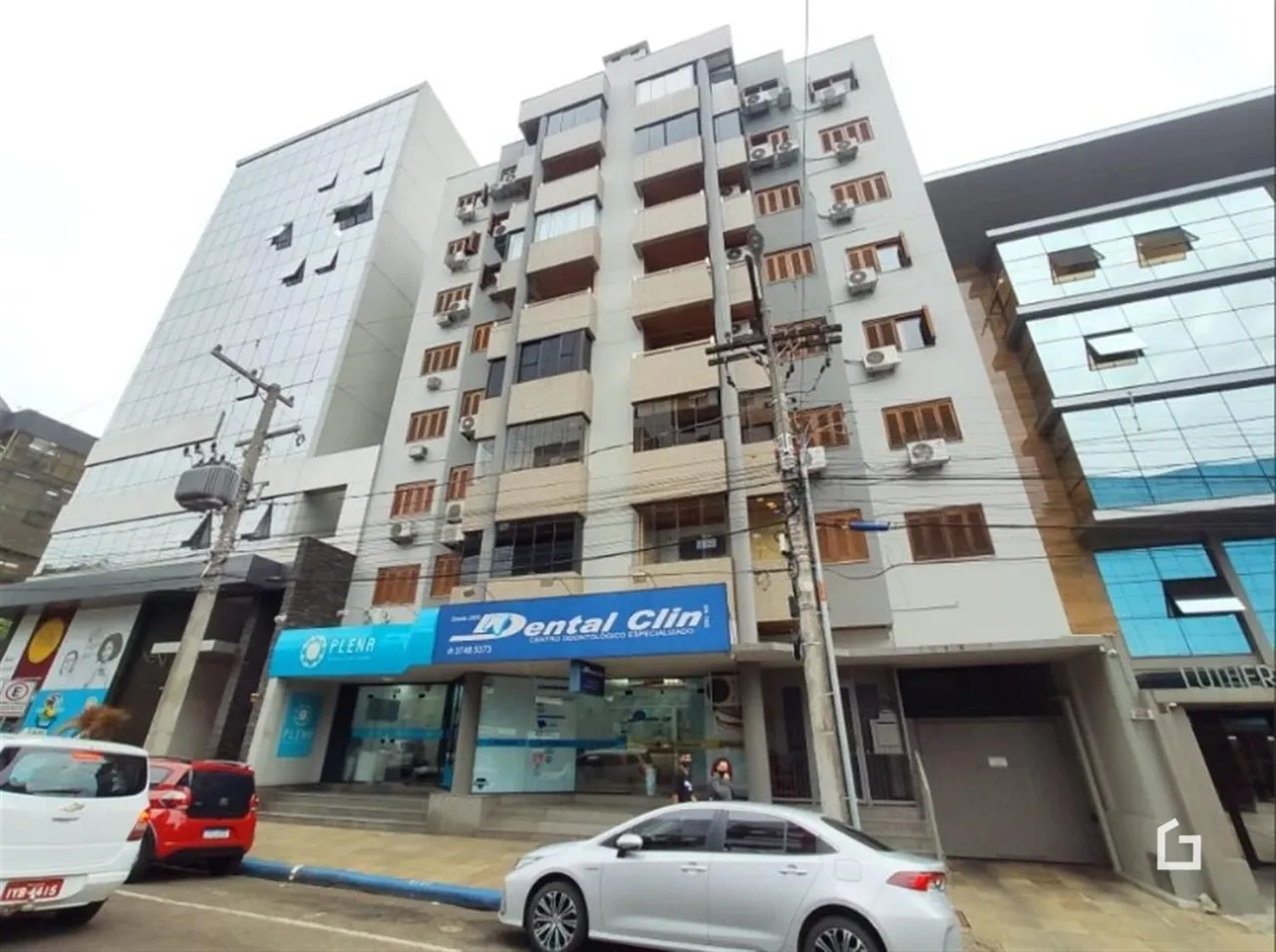 Fachada de um edifício residencial em Lajeado, Brasil.