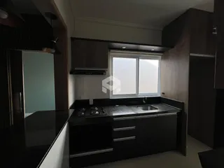 Vista da cozinha de um imóvel em Lajeado, Brasil.