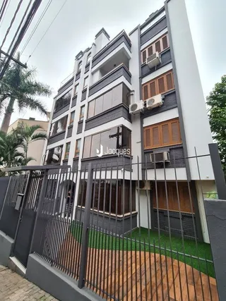 Fachada moderna de uma residência em Lajeado, Brasil.