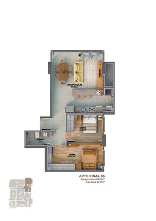 Apartamento com 2 dormitórios, foto 14