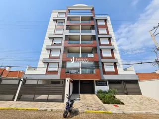 Fachada de um prédio residencial em Lajeado, Brasil.