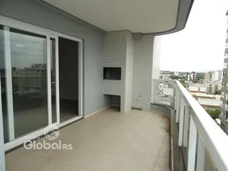 Vista da varanda de um apartamento em Lajeado, Brasil.