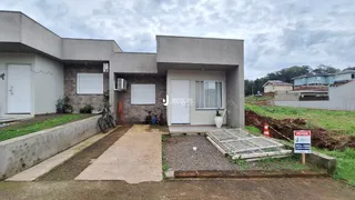 Fachada externa de uma residência em Lajeado, Brasil.