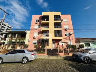 Fachada de um prédio residencial em Lajeado, Brasil.