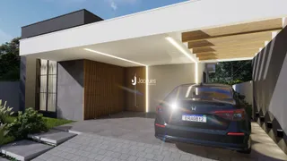 Fachada moderna de uma residência em Lajeado, Brasil.
