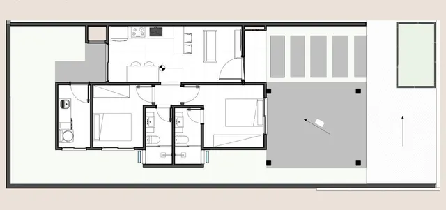 Casa com 2 dormitórios, foto 3