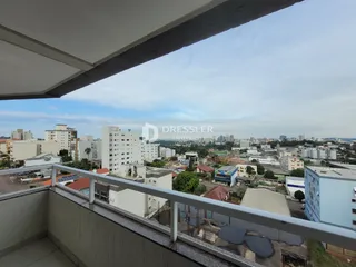 Vista panorâmica da paisagem urbana de Lajeado a partir de um terraço.
