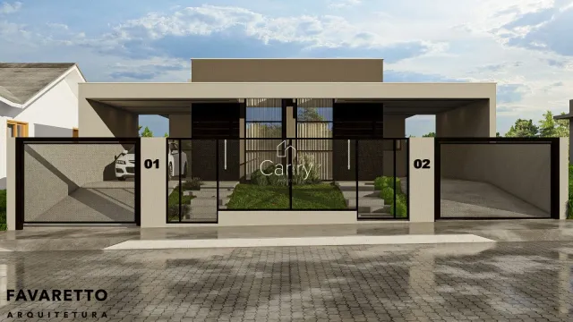 Casa geminada com 3 dormitórios