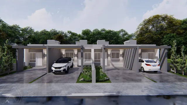 Casa geminada com 2 dormitórios
