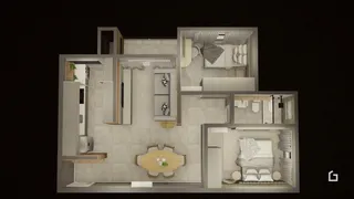 Apartamento com 2 dormitórios, foto 3