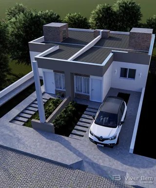 Casa geminada com 2 dormitórios, foto 1