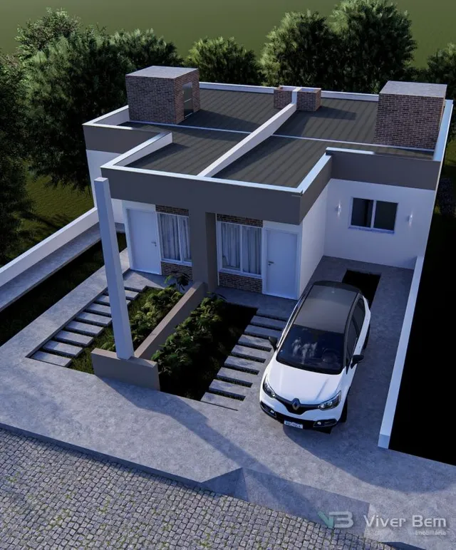 Casa geminada com 2 dormitórios