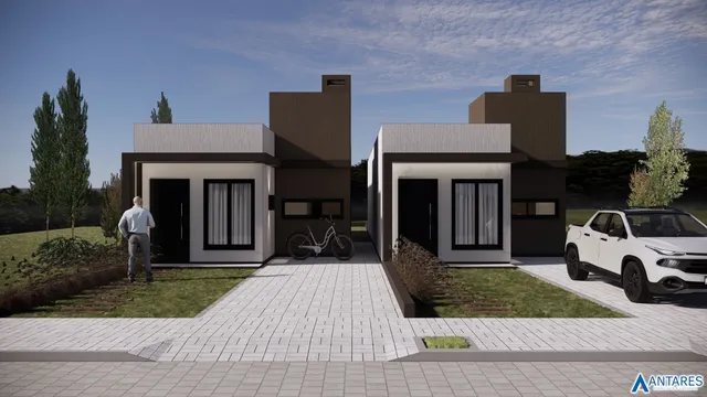 Casa geminada com 2 dormitórios