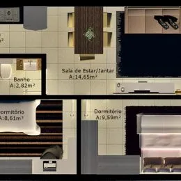 Casa geminada com 2 dormitórios, foto 4