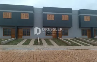Fachada moderna de um imóvel em Lajeado, Brasil.