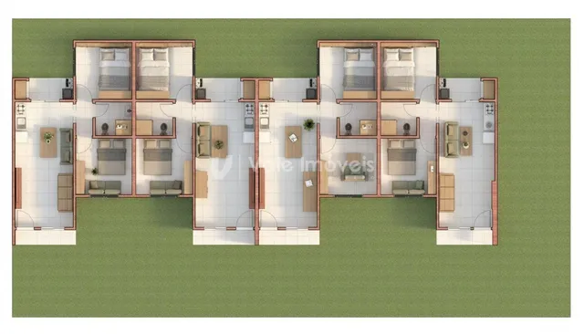 Casa geminada com 2 dormitórios, foto 3