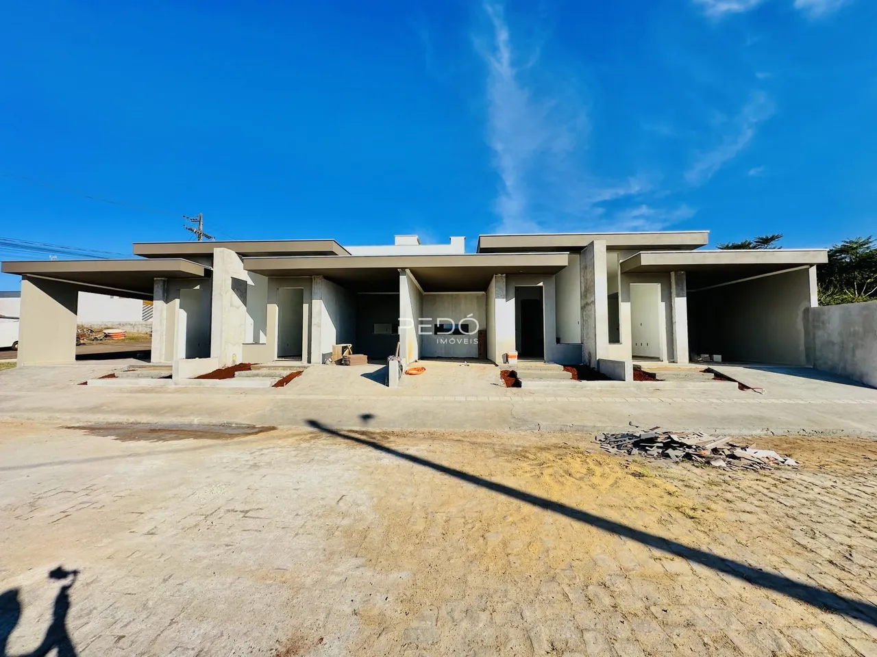 Vista externa de uma construção residencial em Lajeado, Brasil.