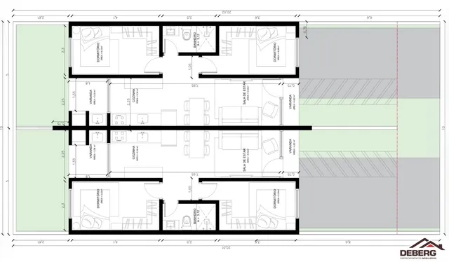 Casa geminada com 2 dormitórios, foto 4