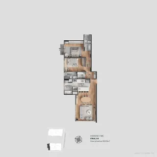 Apartamento com 2 dormitórios, foto 2