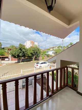 Vista da varanda de uma residência em Lajeado, Brasil.