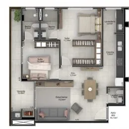 Apartamento com 2 dormitórios, foto 4
