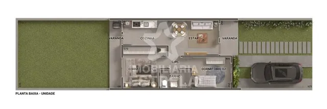 Casa geminada com 2 dormitórios, foto 4