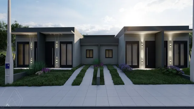 Casa geminada com 2 dormitórios