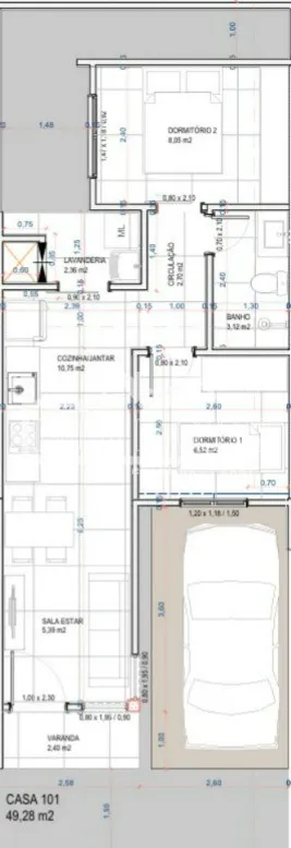 Casa geminada com 2 dormitórios, foto 3