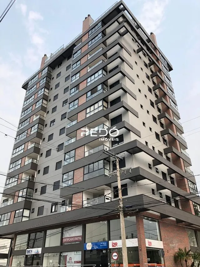 Fachada de um prédio residencial em Lajeado, Brasil.