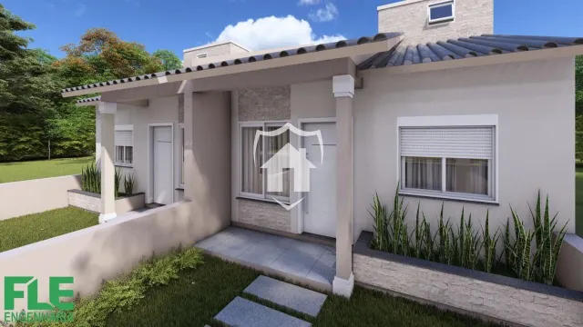 Casa geminada com 2 dormitórios