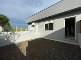 Foto da fachada de uma residência em Lajeado, Brasil.