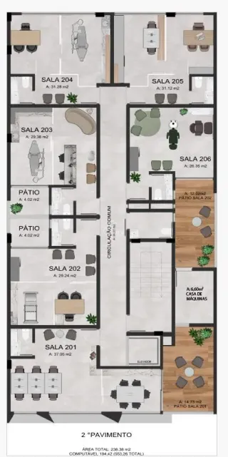 Sala comercial, foto 2