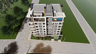 Fachada de um edifício residencial em Lajeado, Brasil.