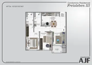 Apartamento com 2 dormitórios, foto 6