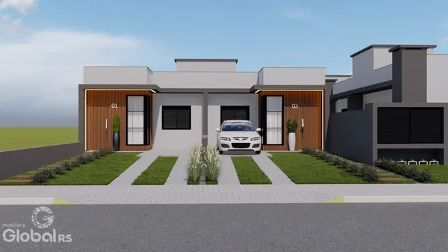 Casa geminada com 2 dormitórios
