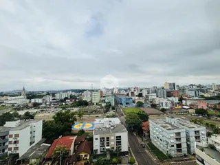 Vista aérea de uma área residencial em Lajeado, Brasil.