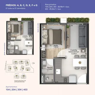 Apartamento com 1 dormitório, foto 22