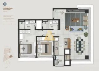 Apartamento com 4 dormitórios, foto 17