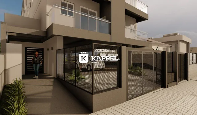 Fachada moderna de um apartamento residencial em Lajeado, Brasil.