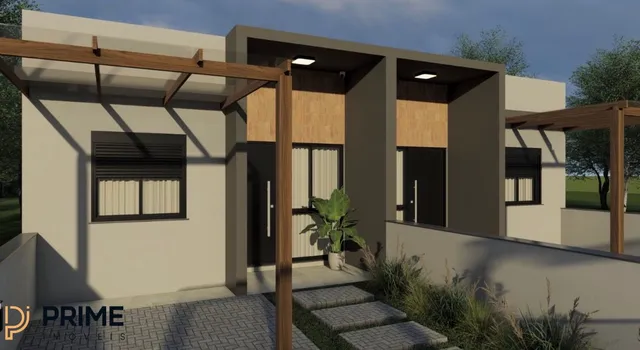 Casa geminada com 2 dormitórios
