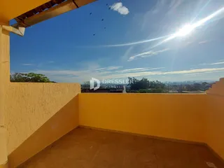 Vista da varanda de uma propriedade em Lajeado.