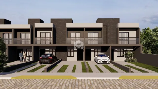 Fachada de um imóvel residencial em Lajeado, Brasil.