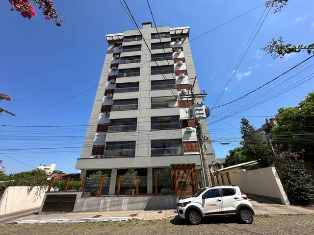 Fachada de um prédio residencial em Lajeado, Brasil.