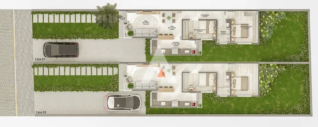 Casa geminada com 2 dormitórios, foto 4